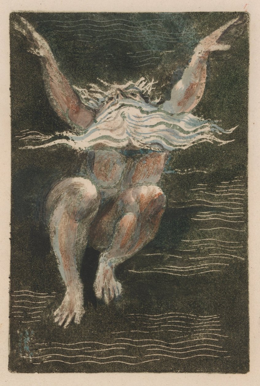 El Primer Libro de Urizen, Placa 7 (Bentley 12) de William Blake