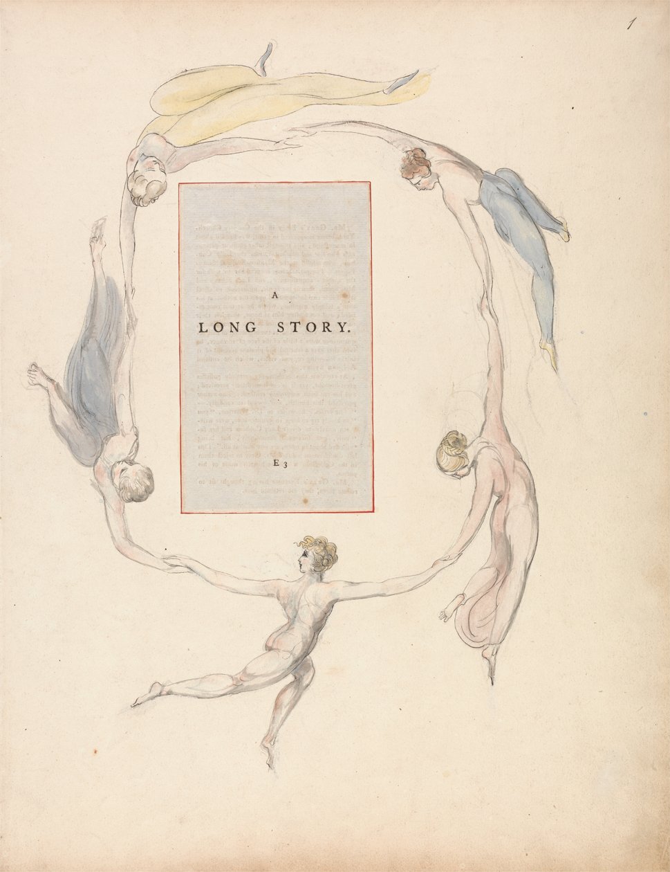 Los poemas de Thomas Gray, Diseño 23, Una larga historia de William Blake