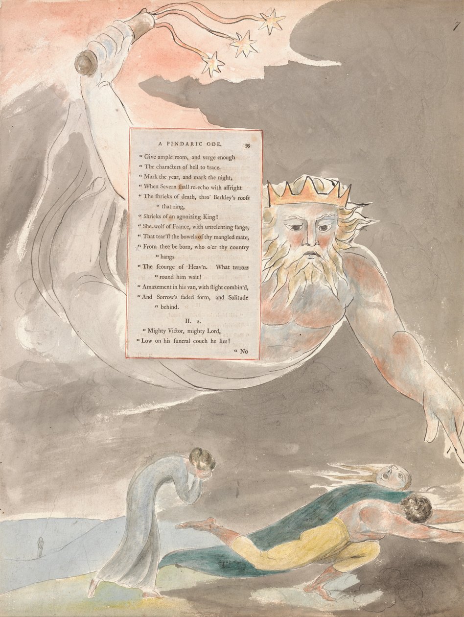 Los Poemas de Thomas Gray, Diseño 59, El Bardo de William Blake