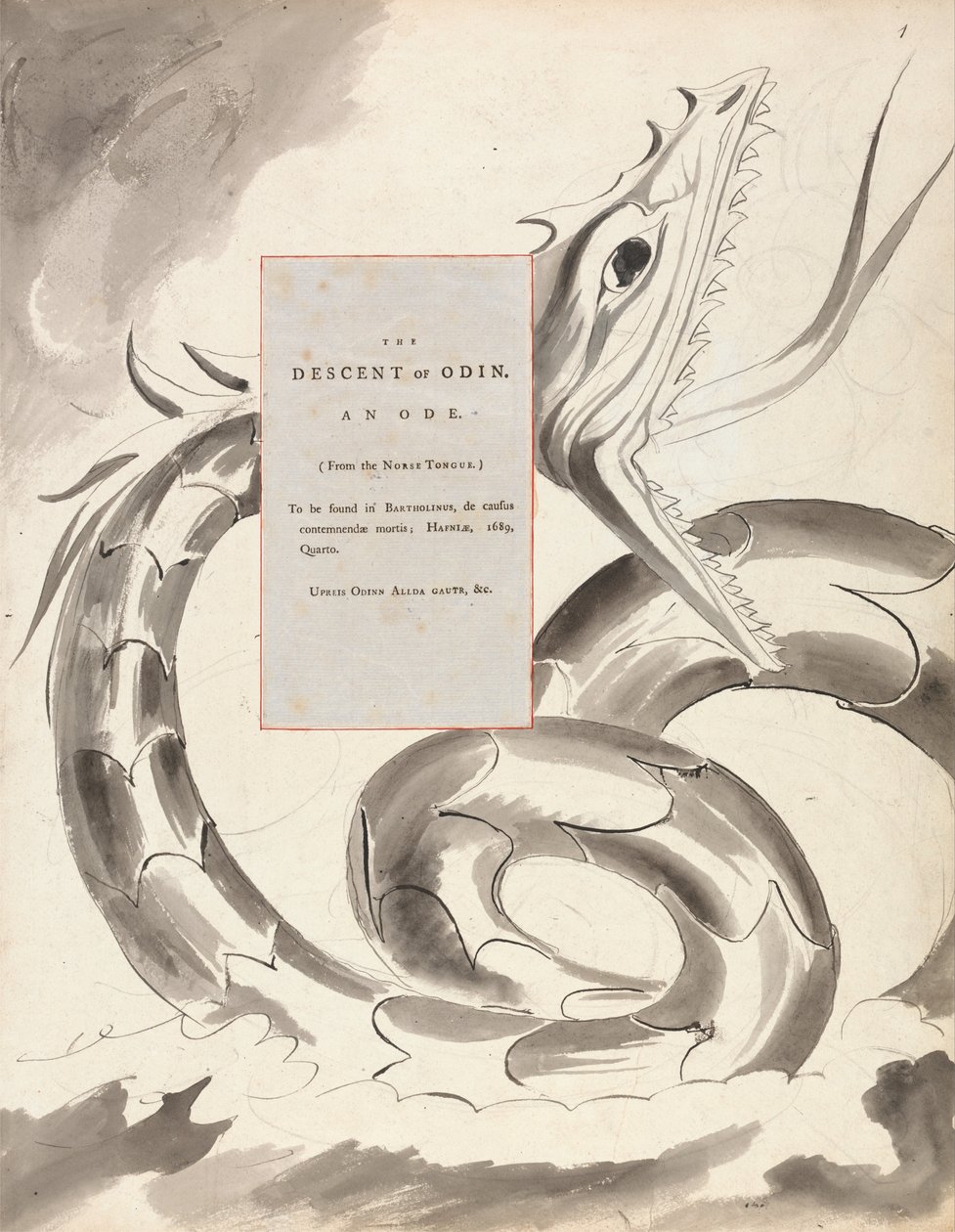 Los Poemas de Thomas Gray, Diseño 77 de William Blake