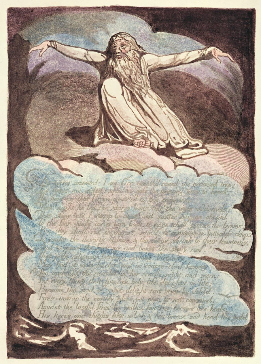 El Terror Respondido, placa 8 de América, una Profecía, 1793 de William Blake