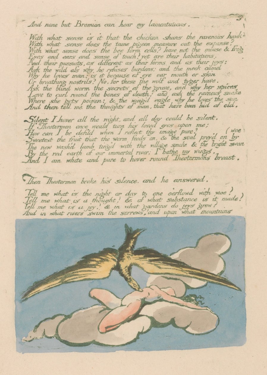 Visiones de las Hijas de Albión, Placa 6 de William Blake