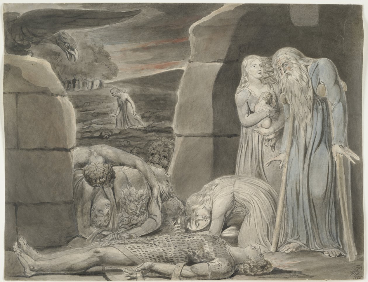 Guerra, 1805 de William Blake