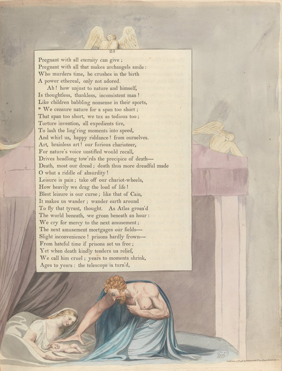 Pensamientos nocturnos de Young, Página 23 de William Blake