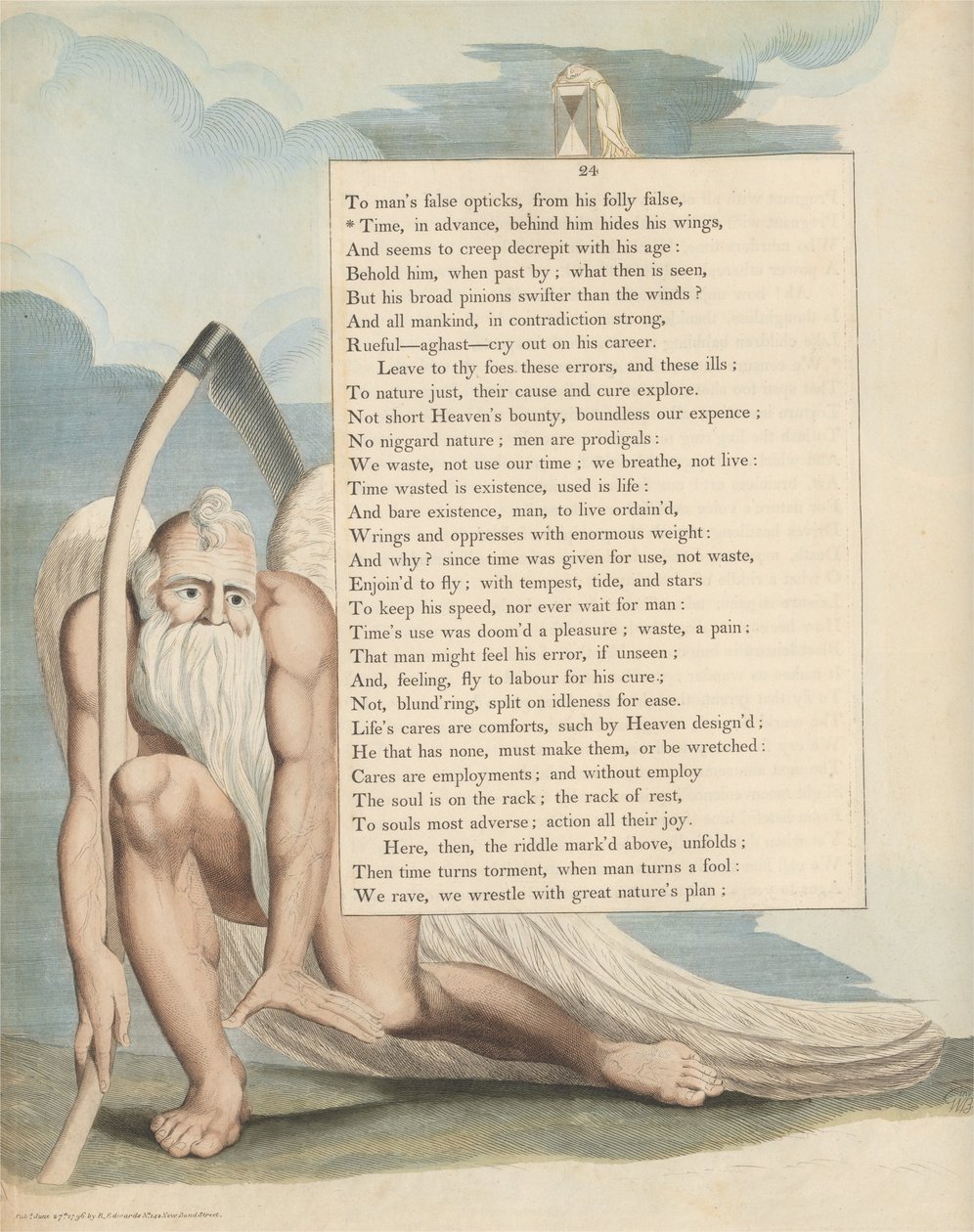 Pensamientos nocturnos de Young, Página 24 de William Blake