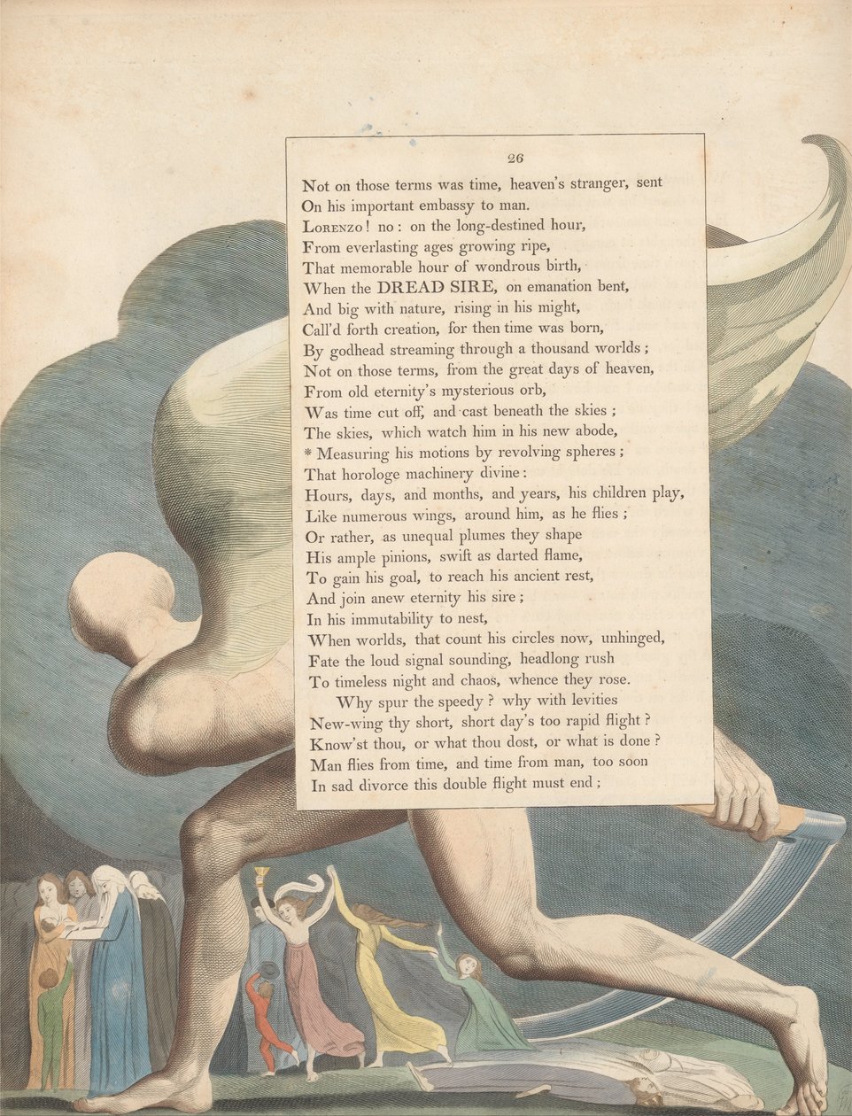 Pensamientos nocturnos de Young, Página 26 de William Blake