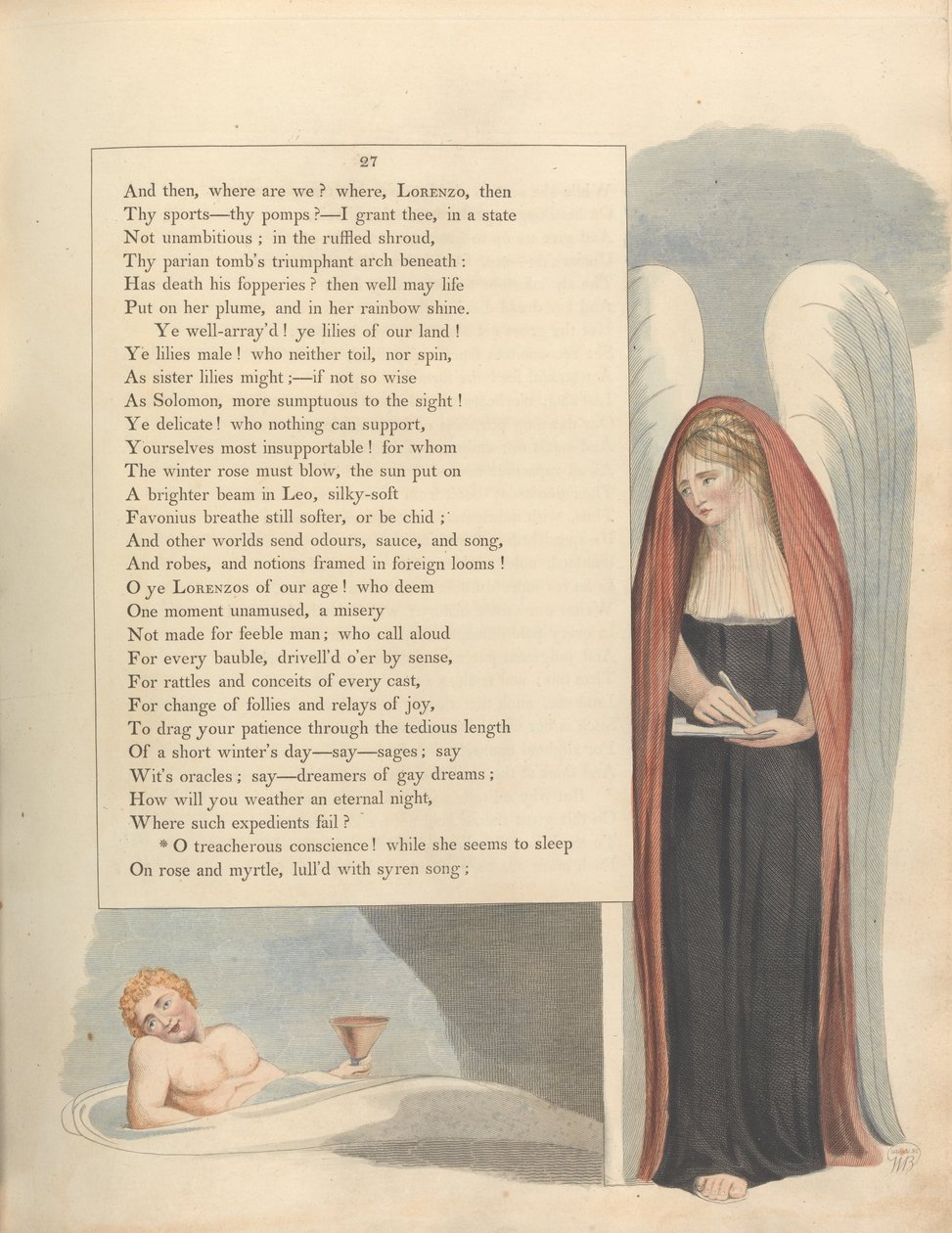 Pensamientos nocturnos de Young, Página 27 de William Blake