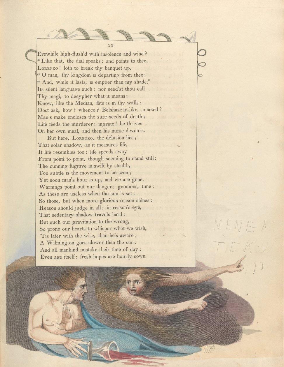 Pensamientos nocturnos de Young, Página 33 de William Blake
