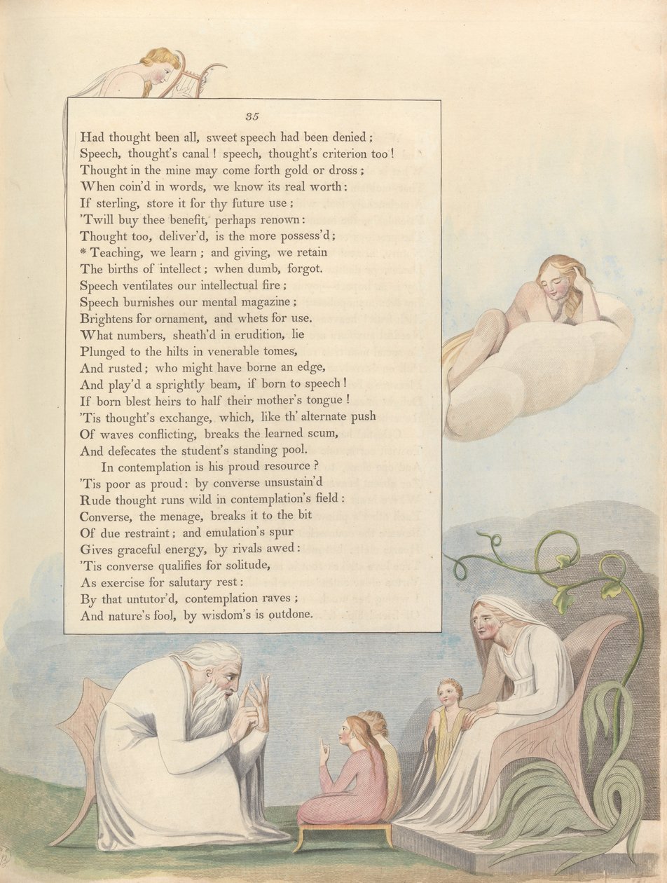 Pensamientos nocturnos de Young, Página 35 de William Blake