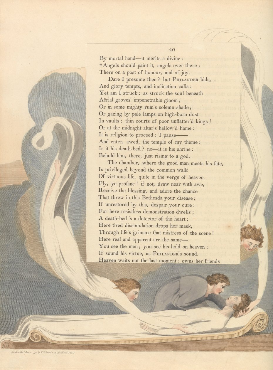 Pensamientos nocturnos de Young, Página 40 de William Blake