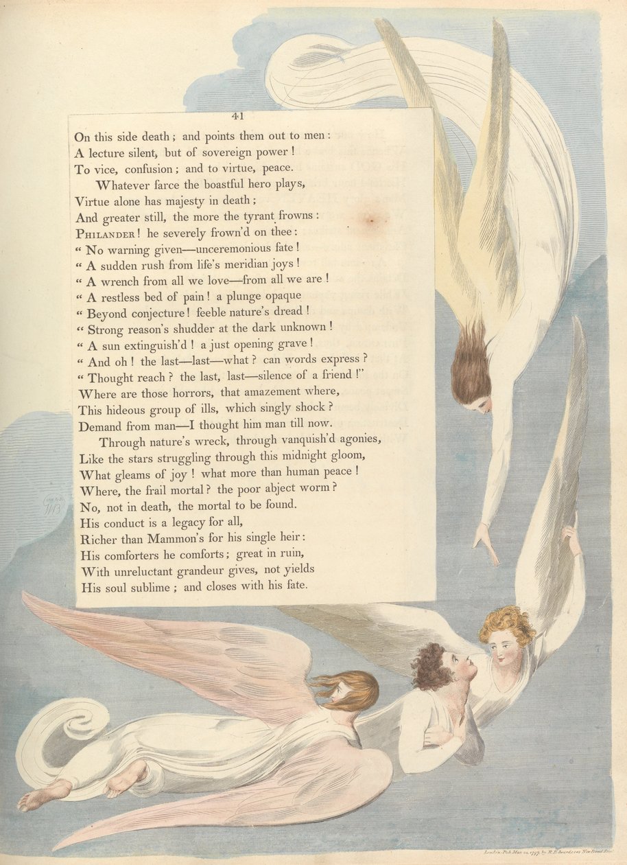 Pensamientos nocturnos de Young, Página 41 de William Blake