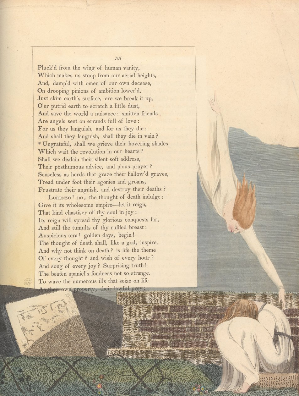 Pensamientos nocturnos de Young, Página 55 de William Blake