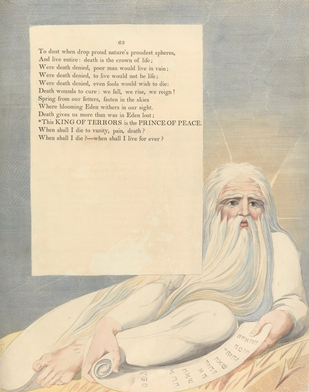 Pensamientos nocturnos de Young, Página 63 de William Blake