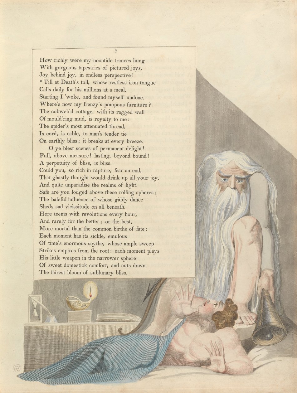 Pensamientos nocturnos de Young, Página 7 de William Blake