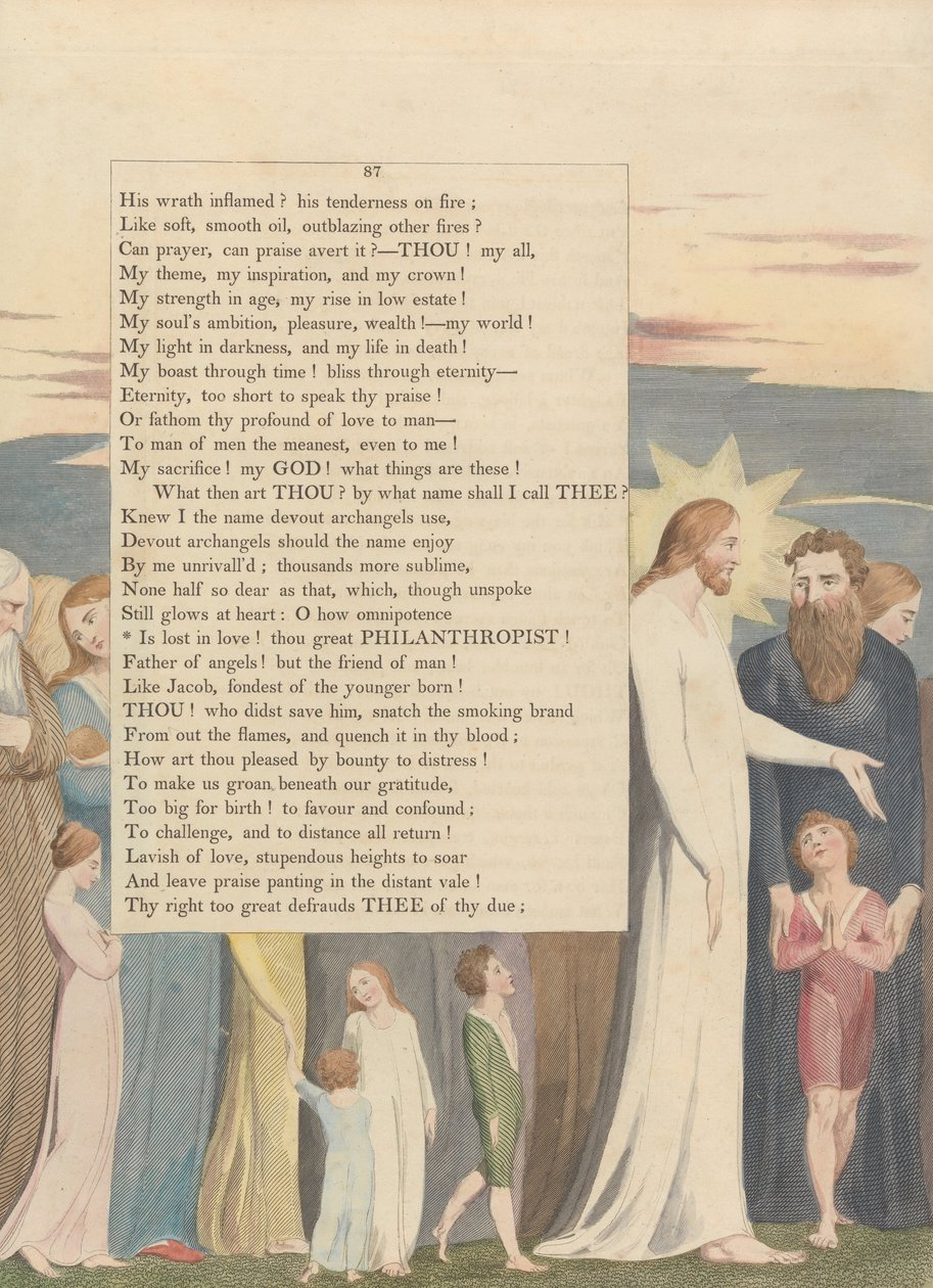 Pensamientos nocturnos de Young, Página 87 de William Blake