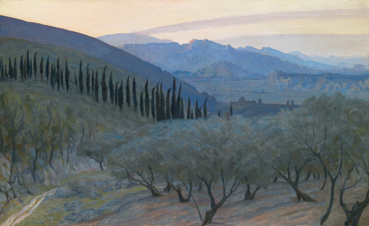 Amanecer, Umbría, 1914 de William Blake Richmond