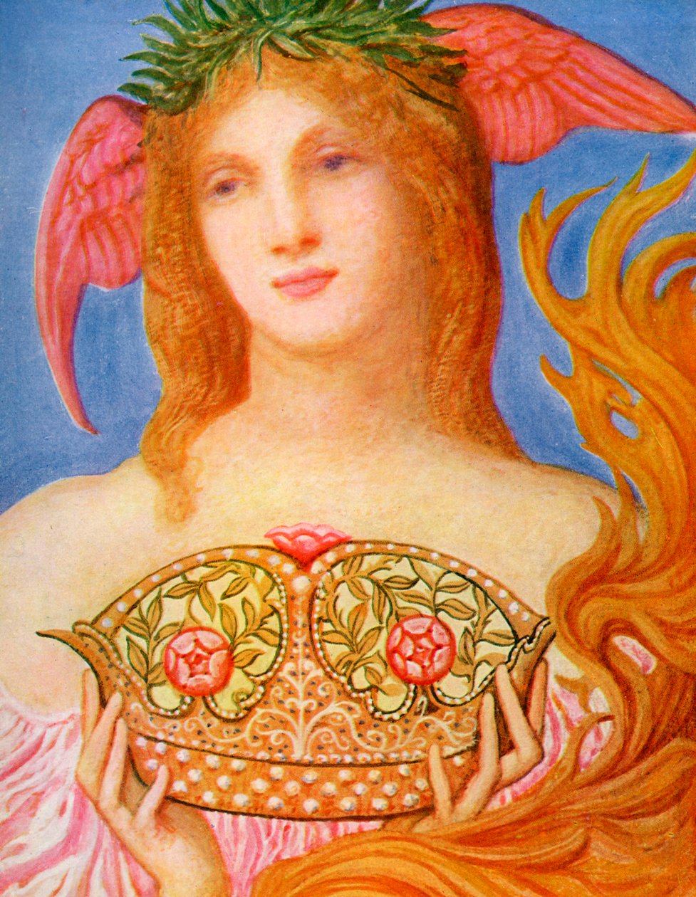 La Corona de la Paz de William Blake Richmond