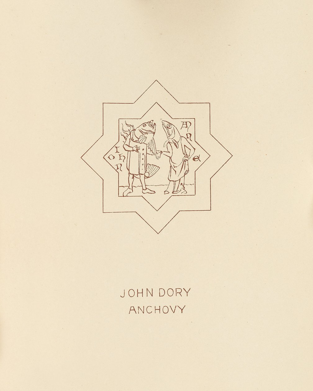 John Dory, Anchoa, 1878 de William Burges