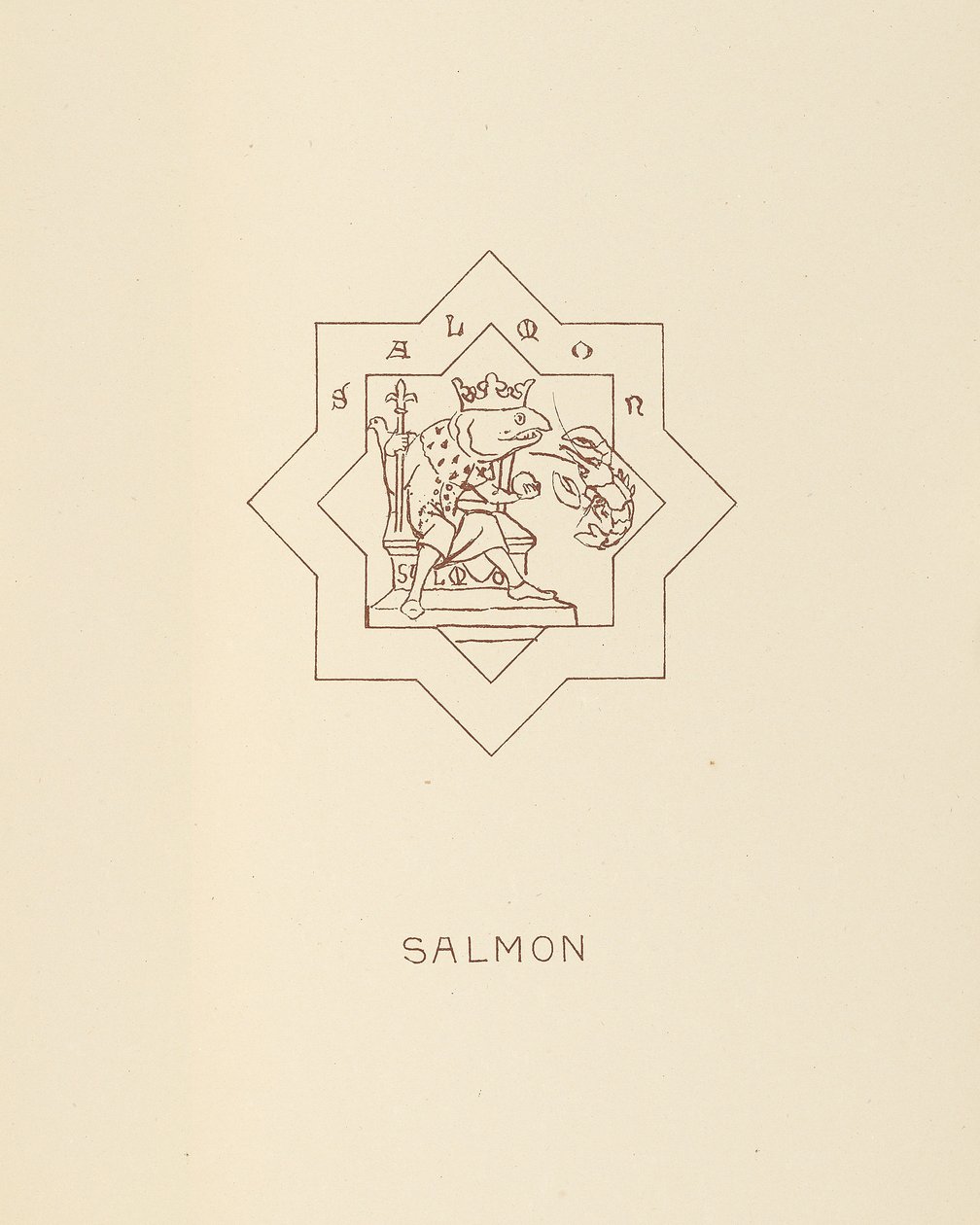 Salmón, 1878 de William Burges