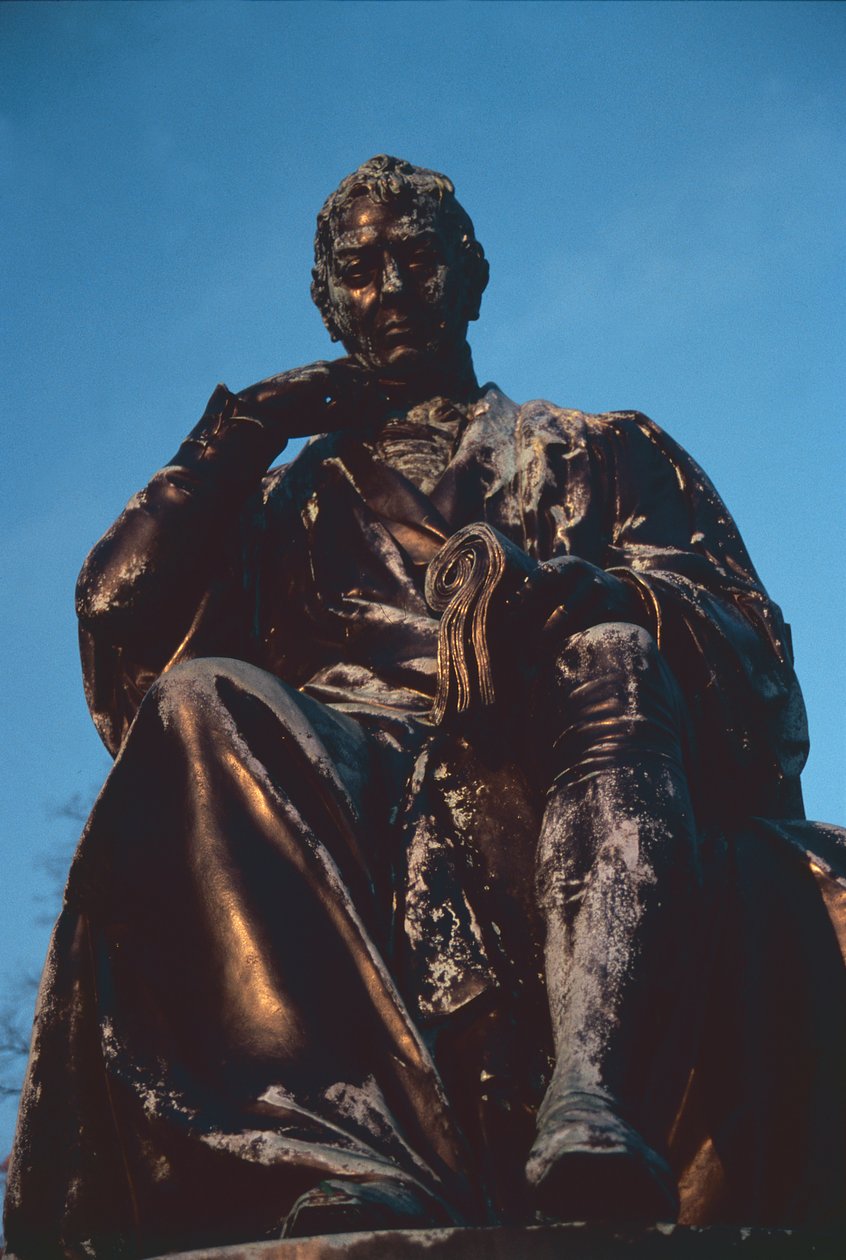 (Detalle) de la estatua del Dr. Edward Jenner 1749-1823 de William Calder Marshall