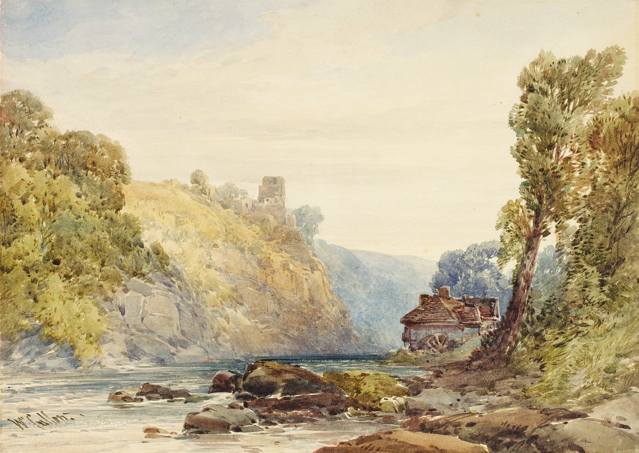 Estudio de paisaje de William Callow