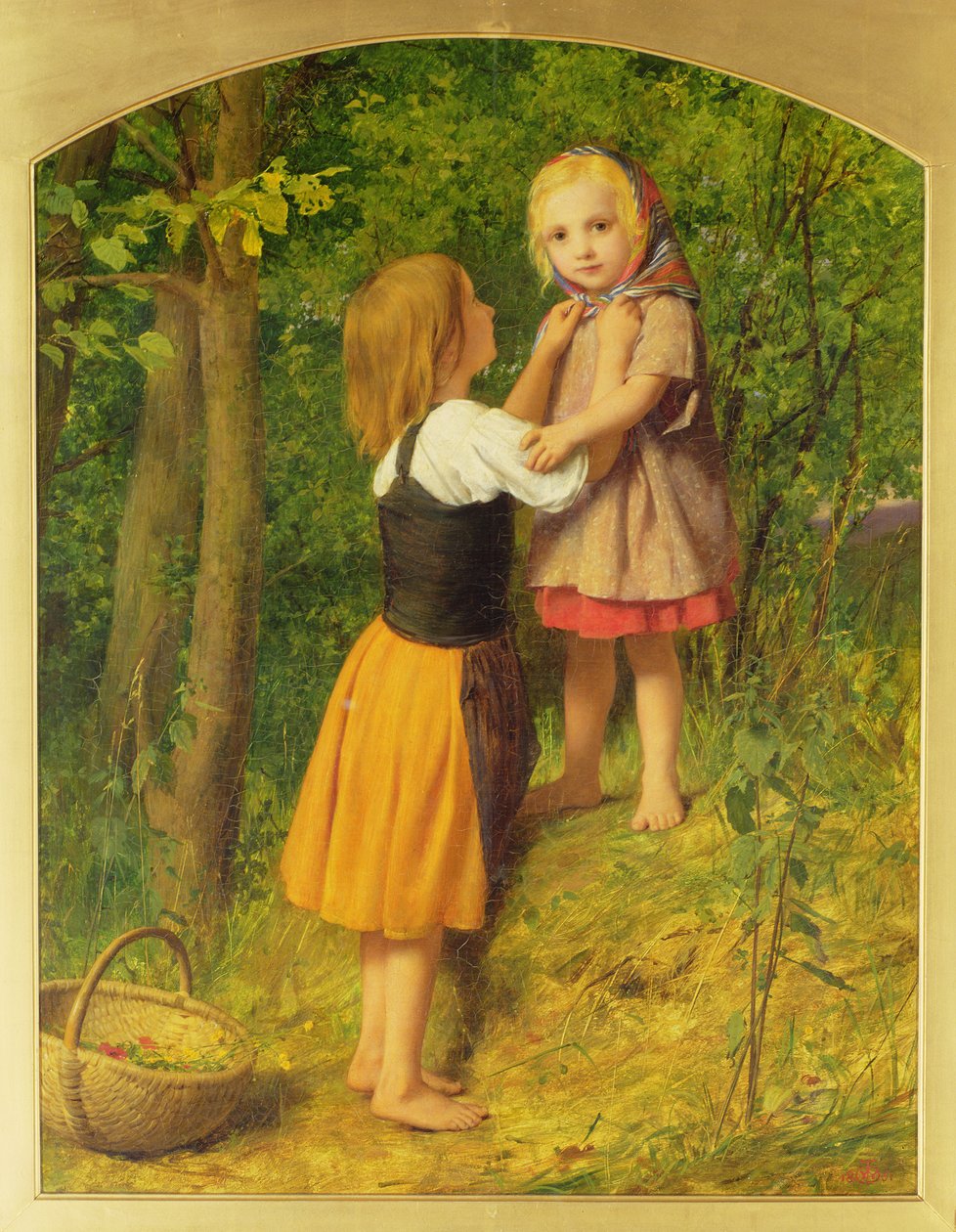 Niños en el Bosque de William Dobson