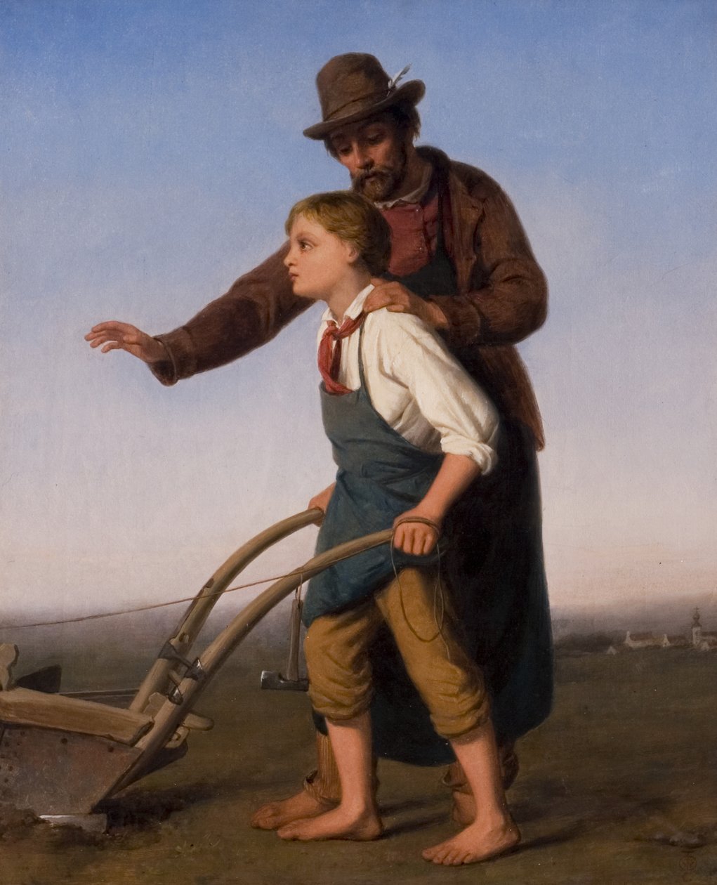Instruye al niño en su camino, c.1861 de William Dobson