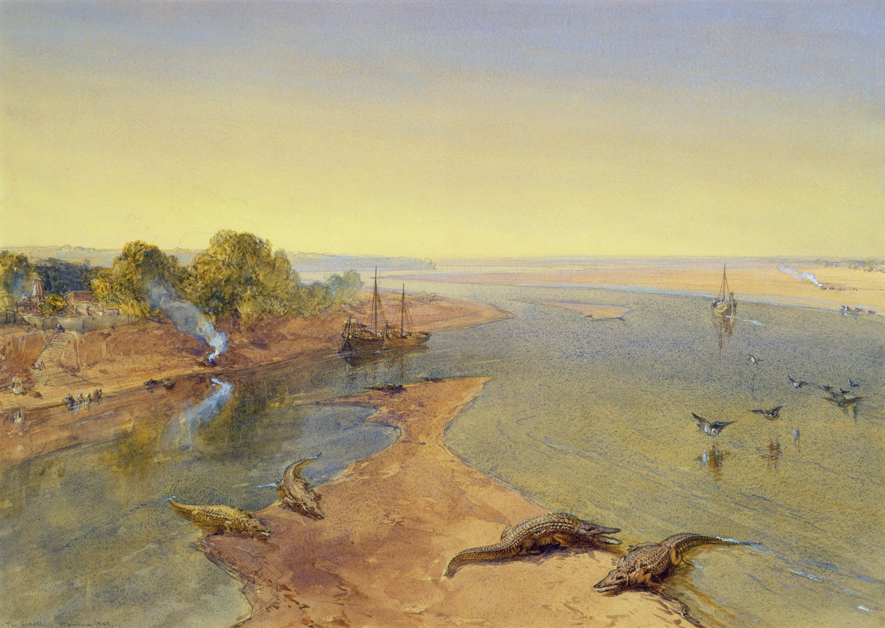 El Ganges, 1863 de William Crimea Simpson