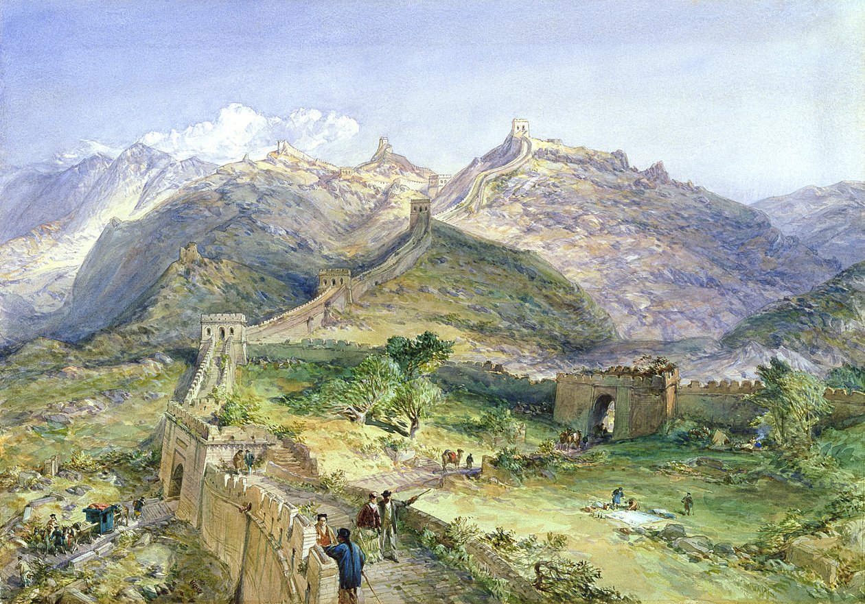 La Gran Muralla China, 1874 de William Crimea Simpson