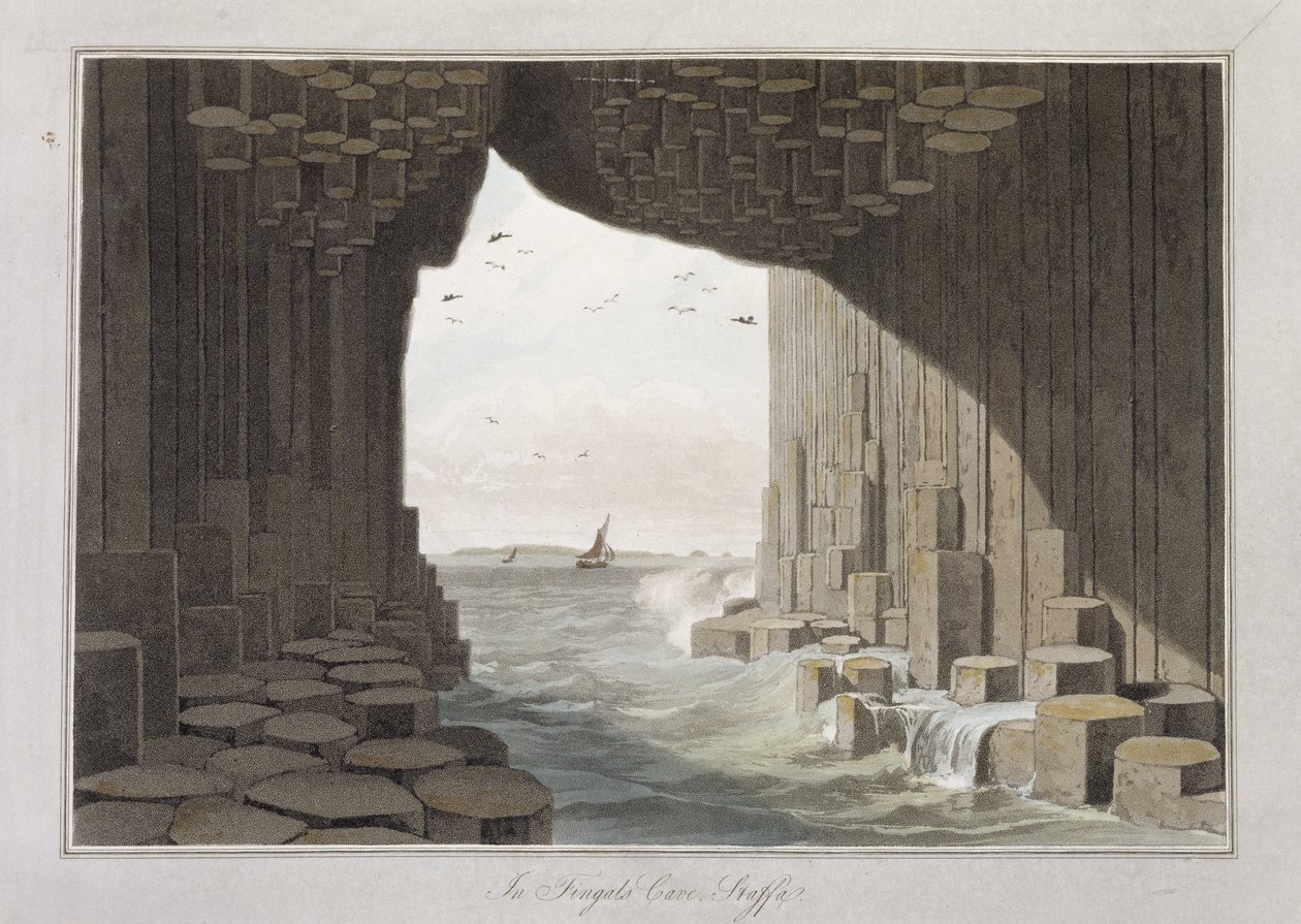 En la cueva de Fingal, Staffa, de 
