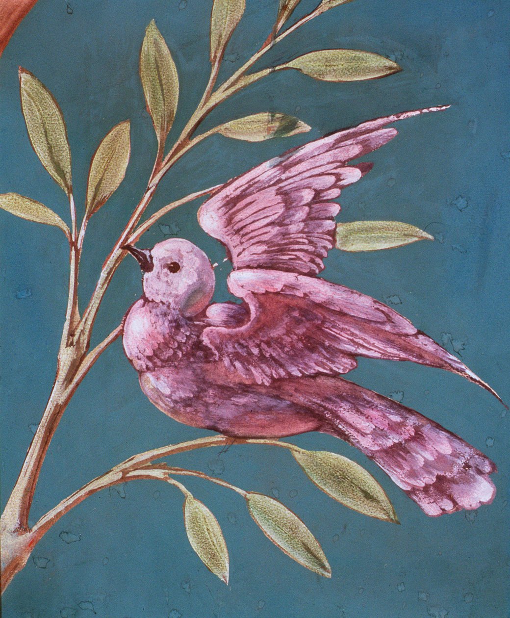 Pájaro y rama de William de Morgan
