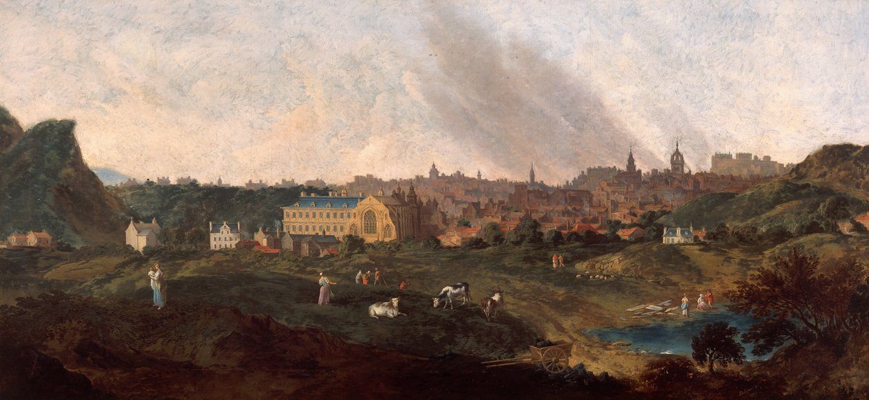 Vista de Edimburgo, 1759 de William Delacour