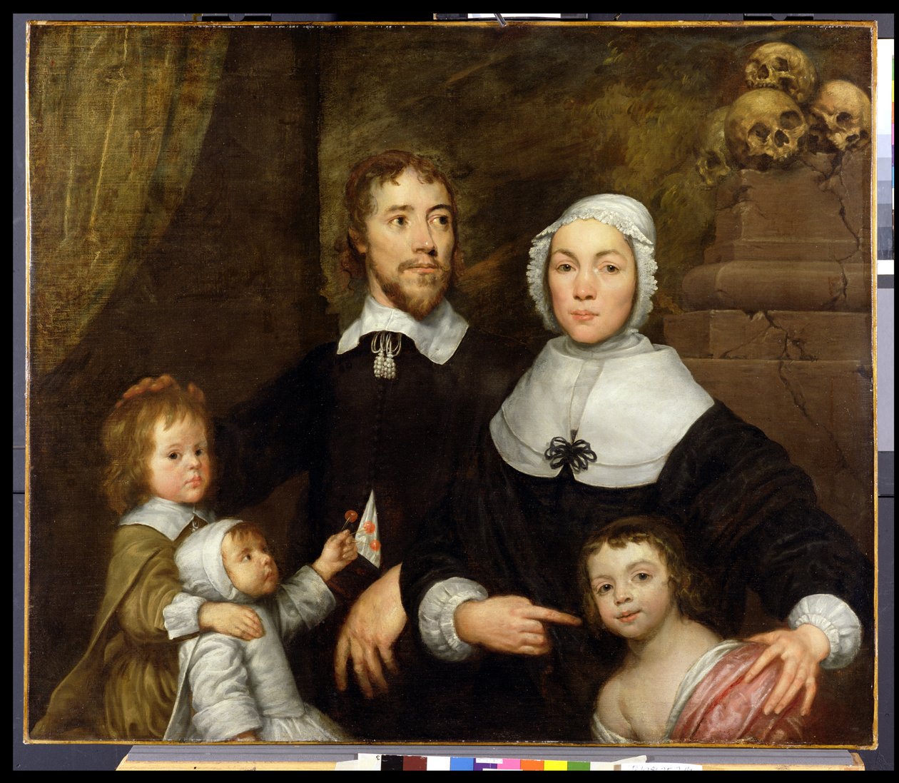 Retrato de una familia, probablemente la de Richard Streatfeild, c.1645 de William Dobson