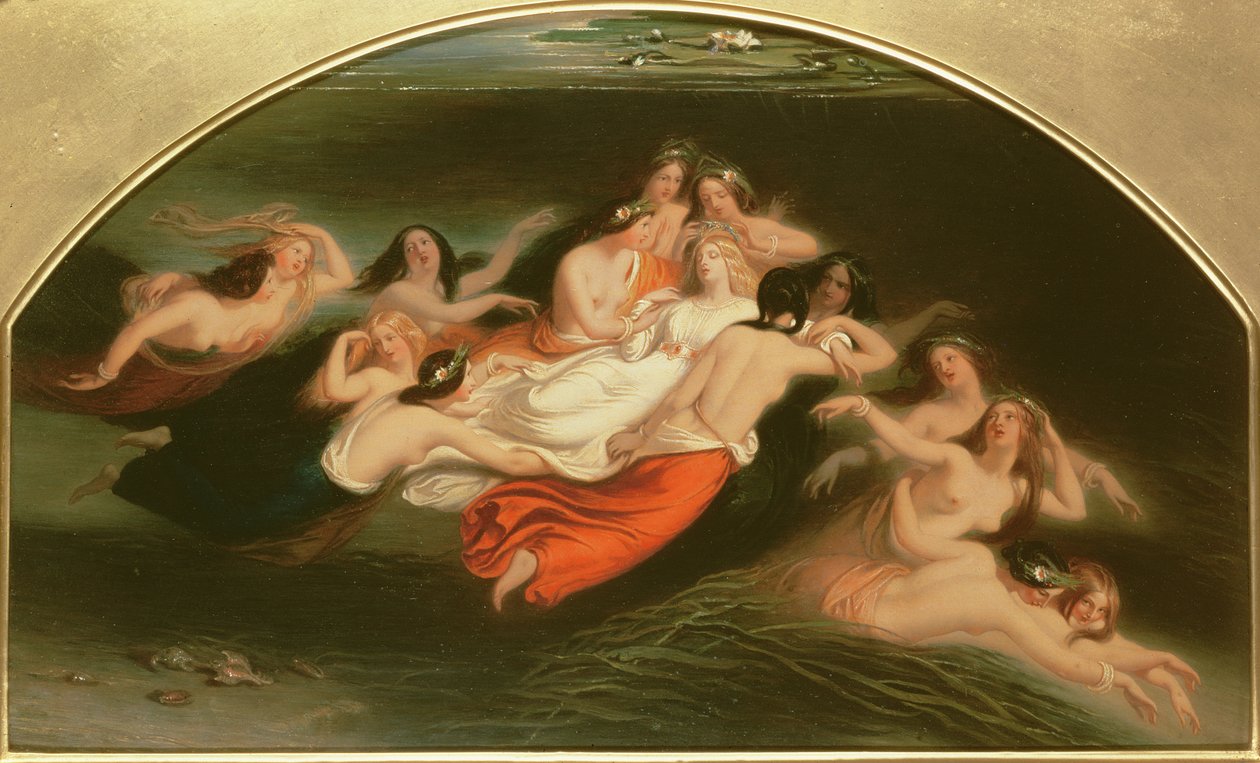 Sabrina y las ninfas, 1845 de William Edward Frost