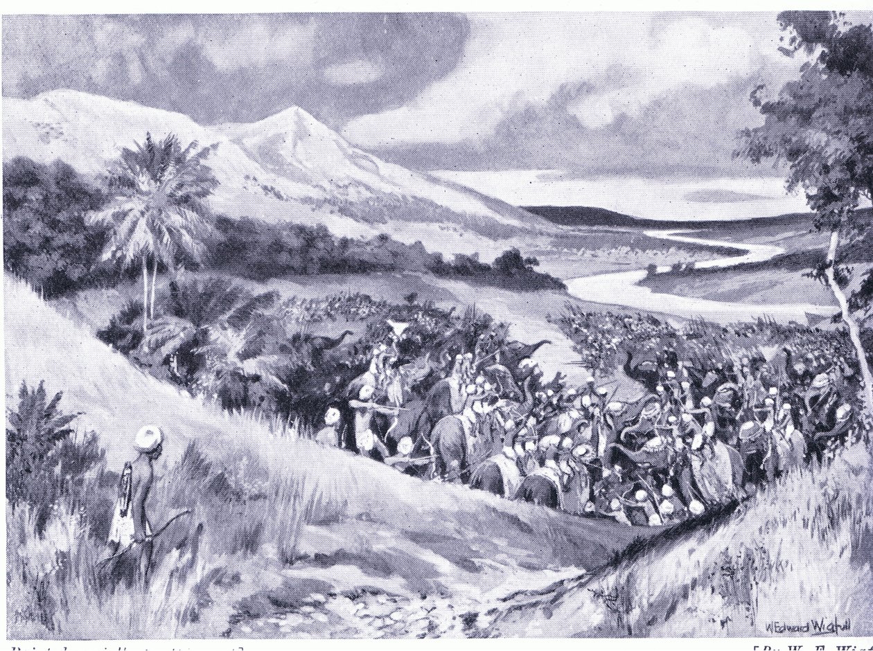 Una incursión cingalesa en el sur de la India 1175 d.C. de William Edward Wigfull