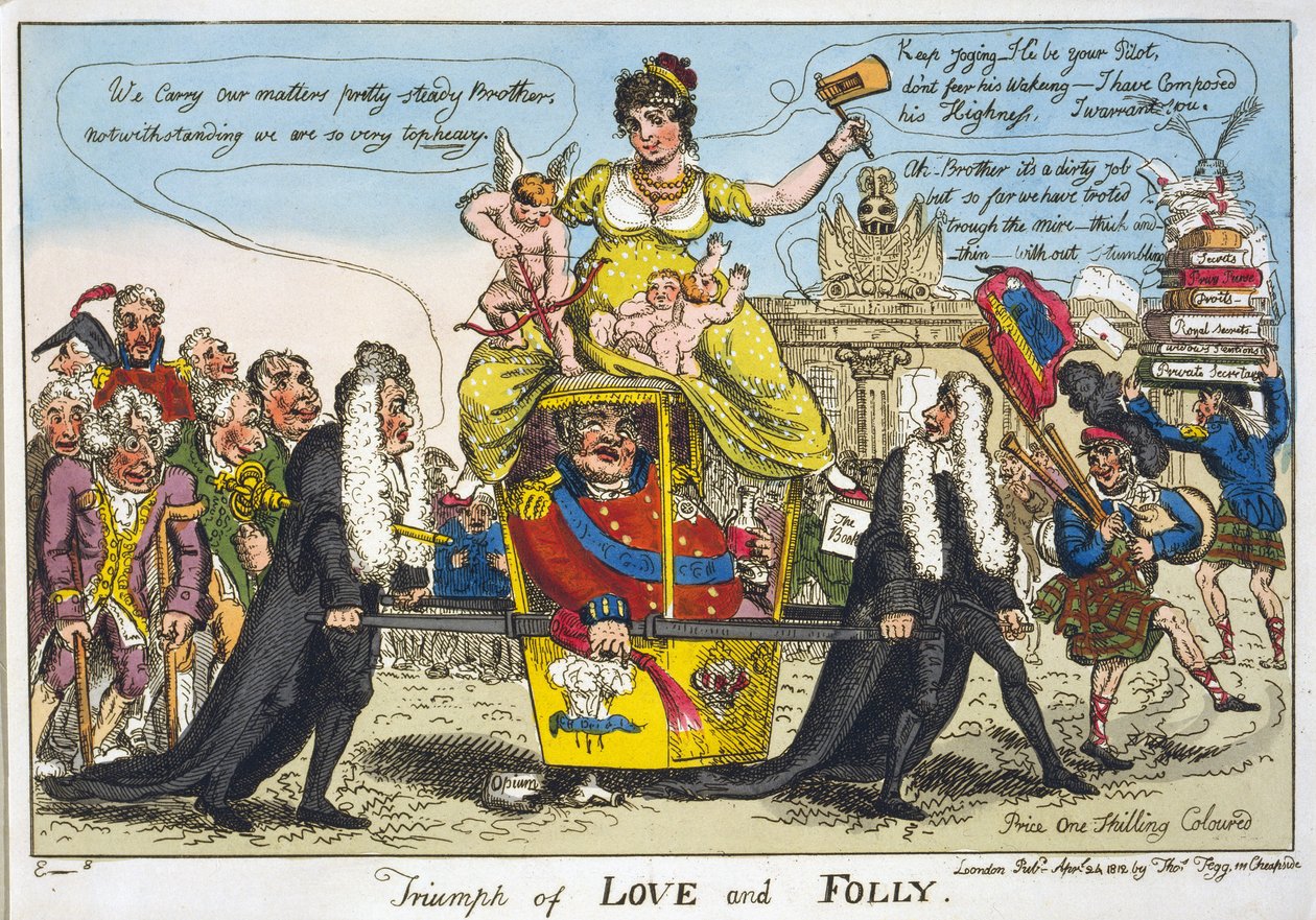 Triunfo del Amor y la Locura de William Elmes