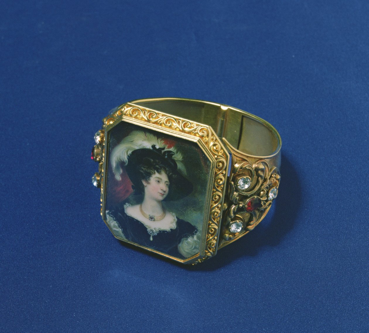 Brazalete con Miniatura de Retrato de Charlotte, Duquesa de Northumberland de William Essex