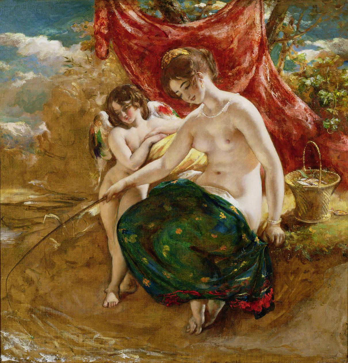 La pesca del amor, 1831 de William Etty