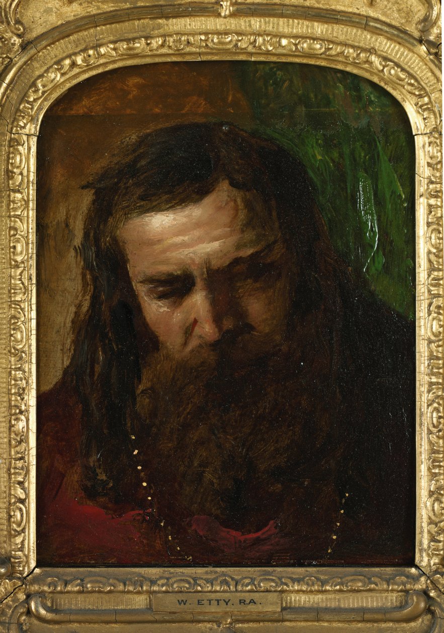 Retrato de un hombre de William Etty