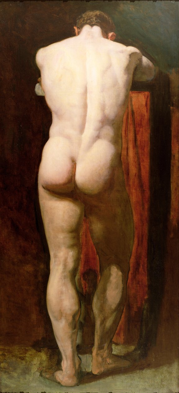 Desnudo masculino de pie de William Etty