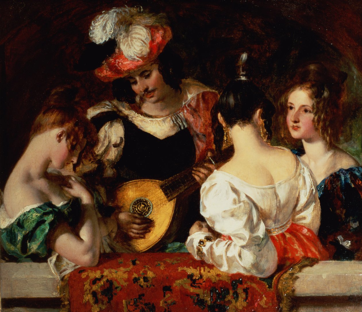 El jugador de laúd de William Etty