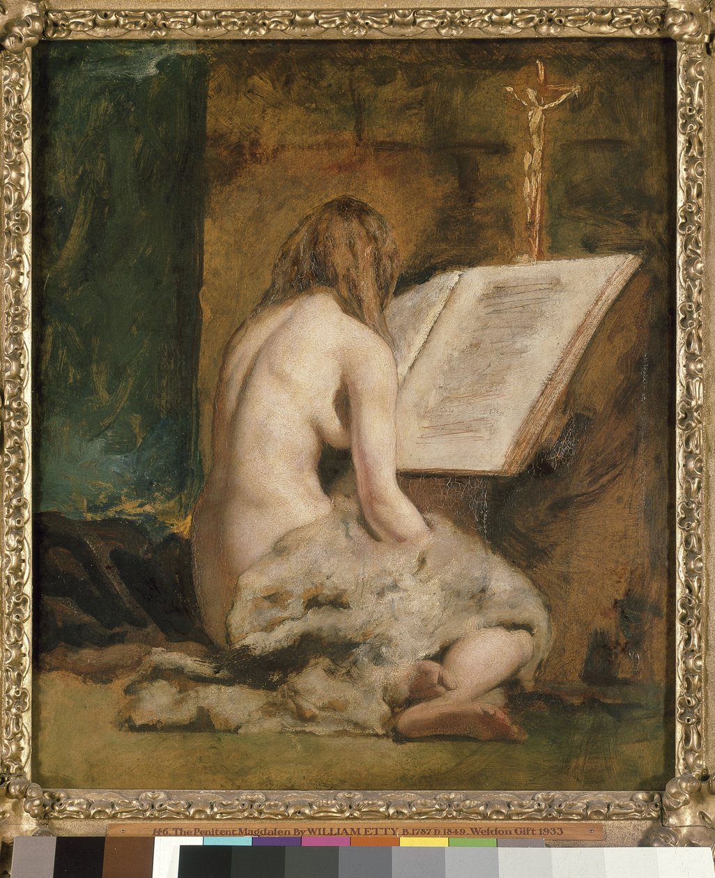 La Magdalena Penitente de William Etty
