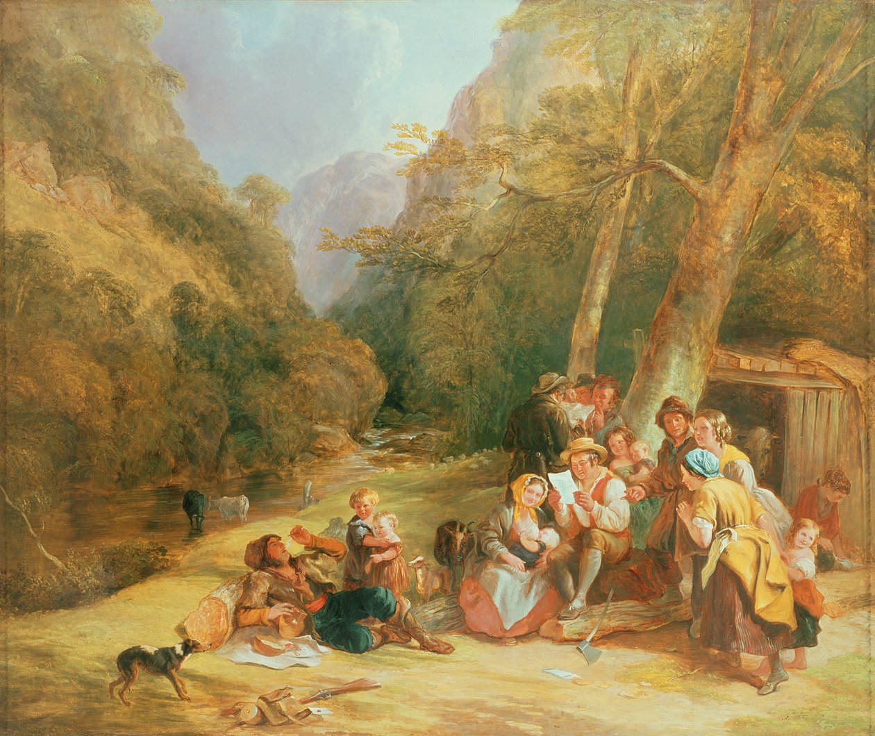 Leyendo la carta de William Frederick Witherington