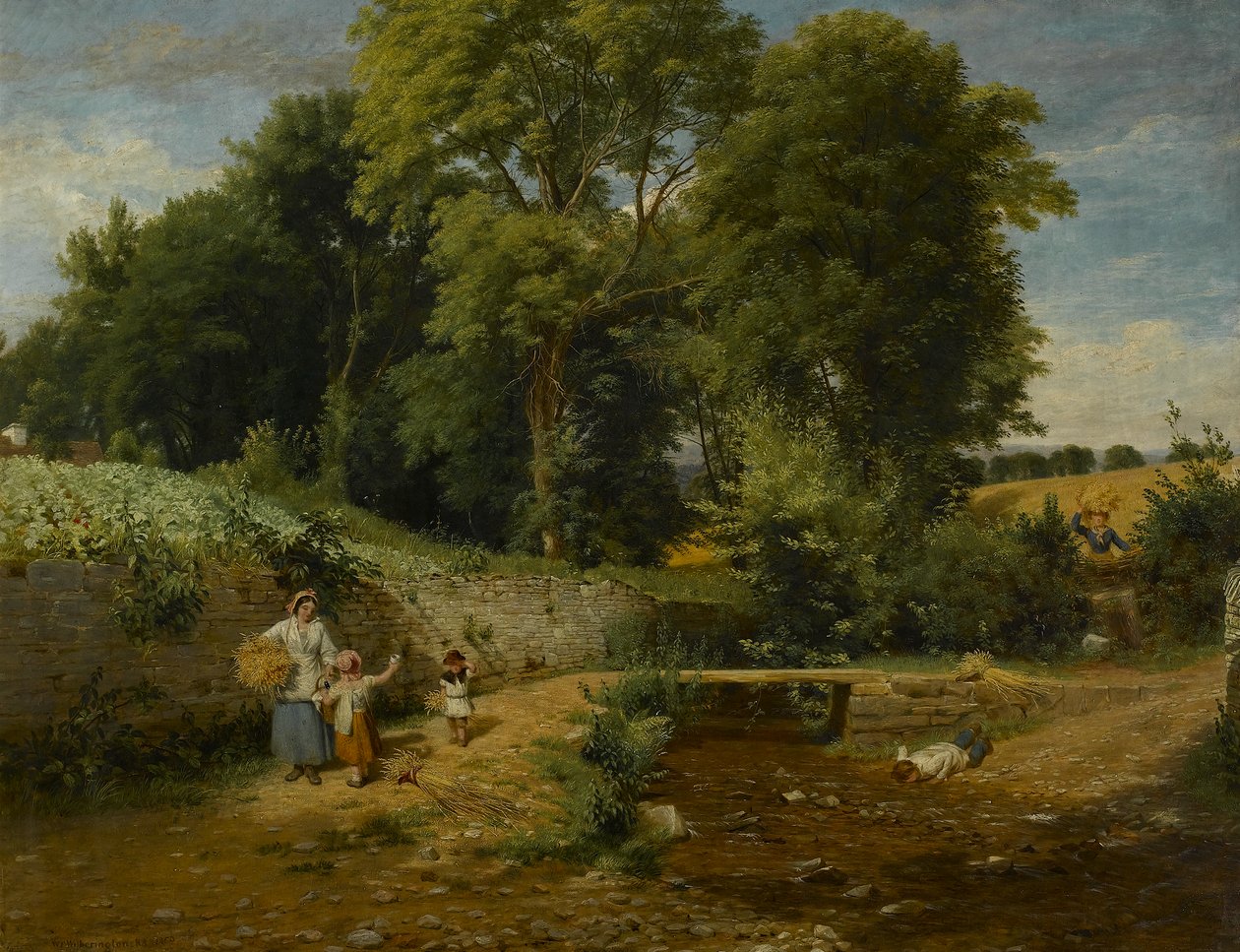 El vado, 1860 de William Frederick Witherington