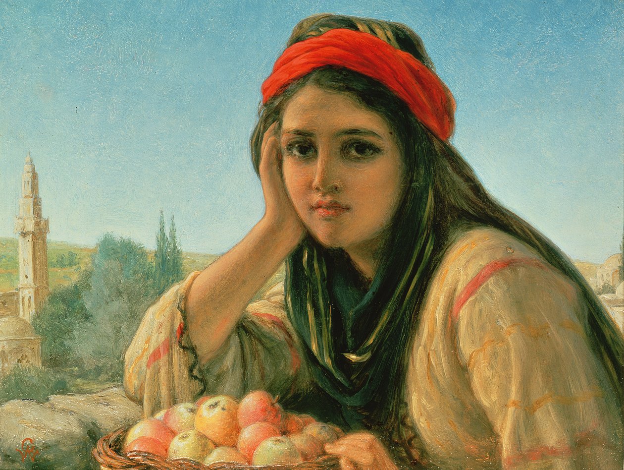 Vendedor de frutas sirio de William Gale