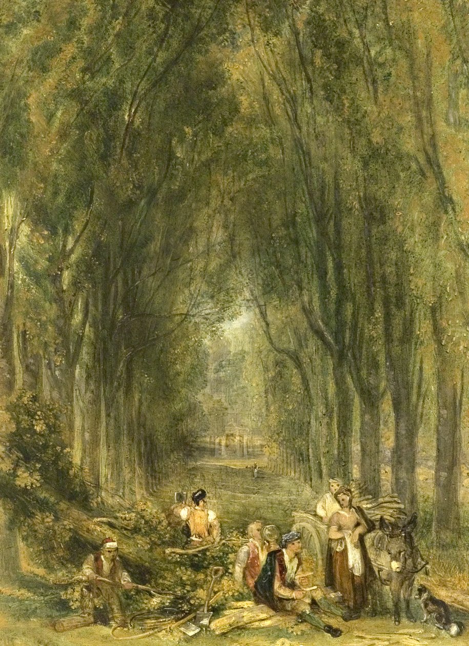 El paseo de los tilos en Weston, Buckinghamshire de William Harvey