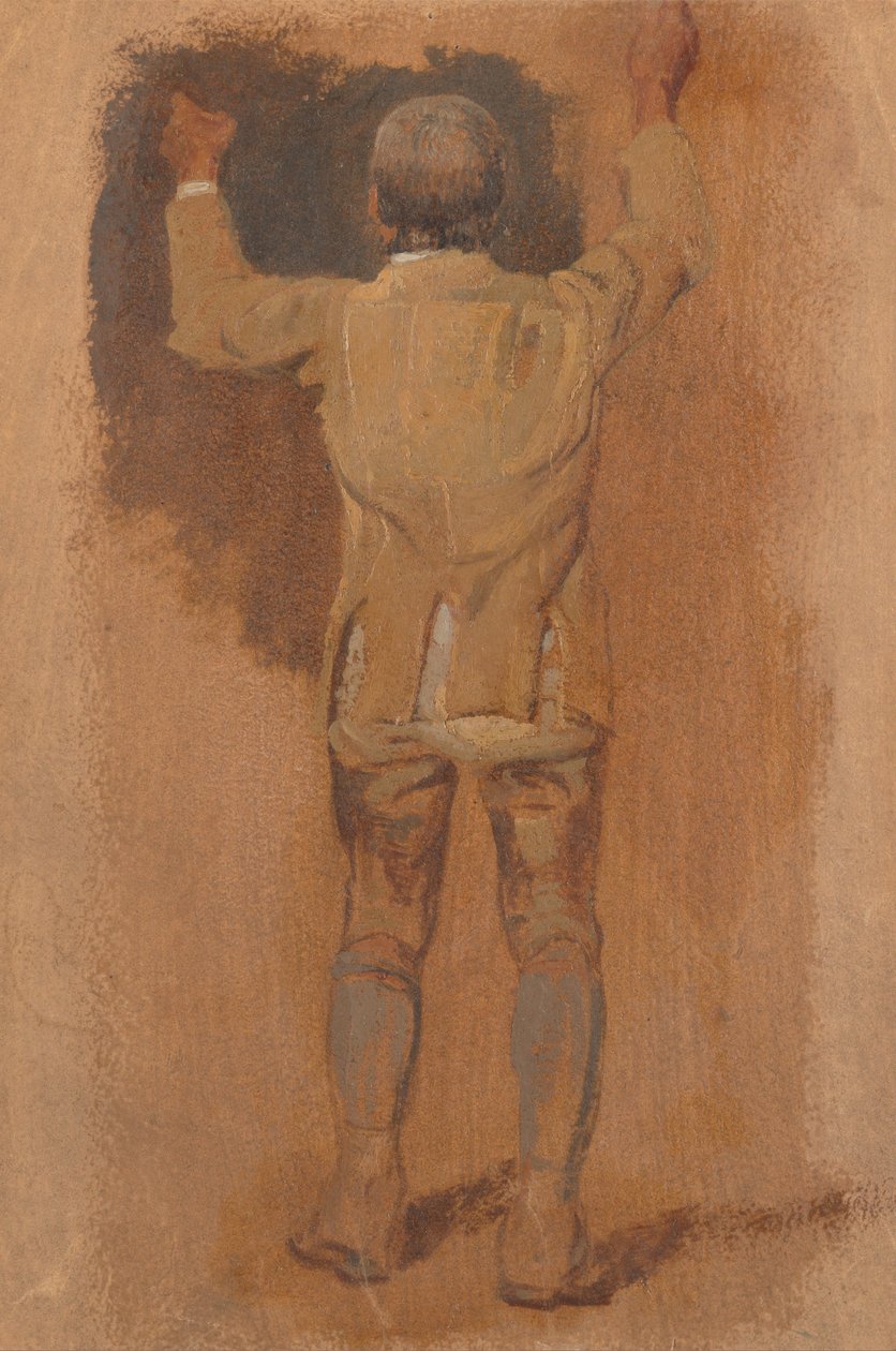 Estudio de un Mozo, Visto desde Atrás de William Havell