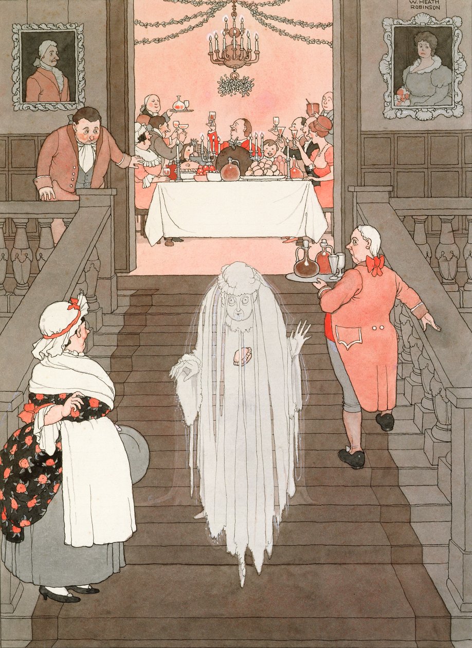 El Fantasma y el Pastel de Carne de William Heath Robinson