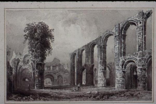 Priorato de San Botolph, Colchester, Essex de William Henry Bartlett