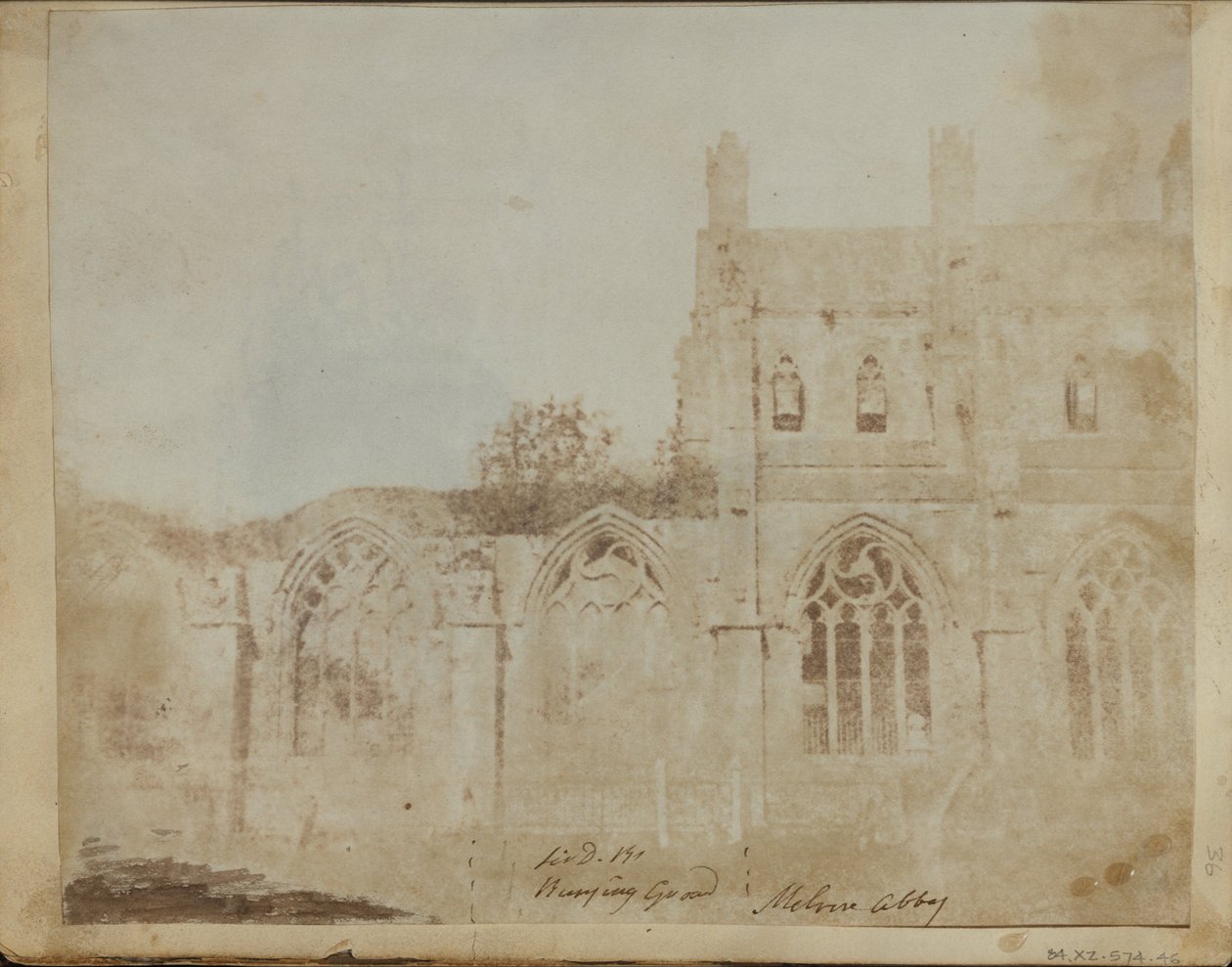 Abadía de Melrose de William Henry Fox Talbot